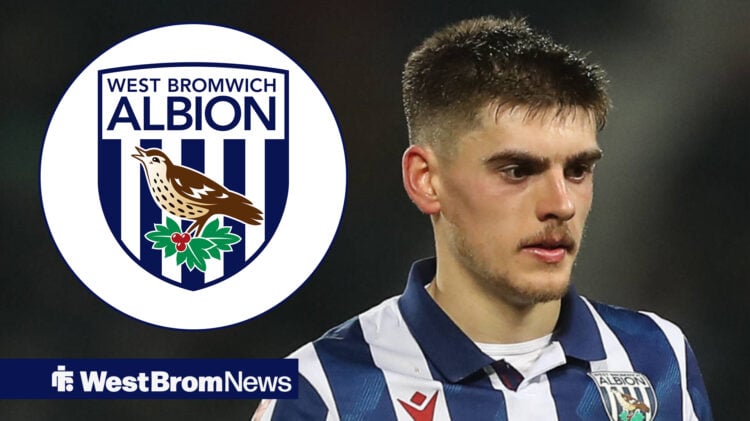 West Brom midfielder Tom Fellows