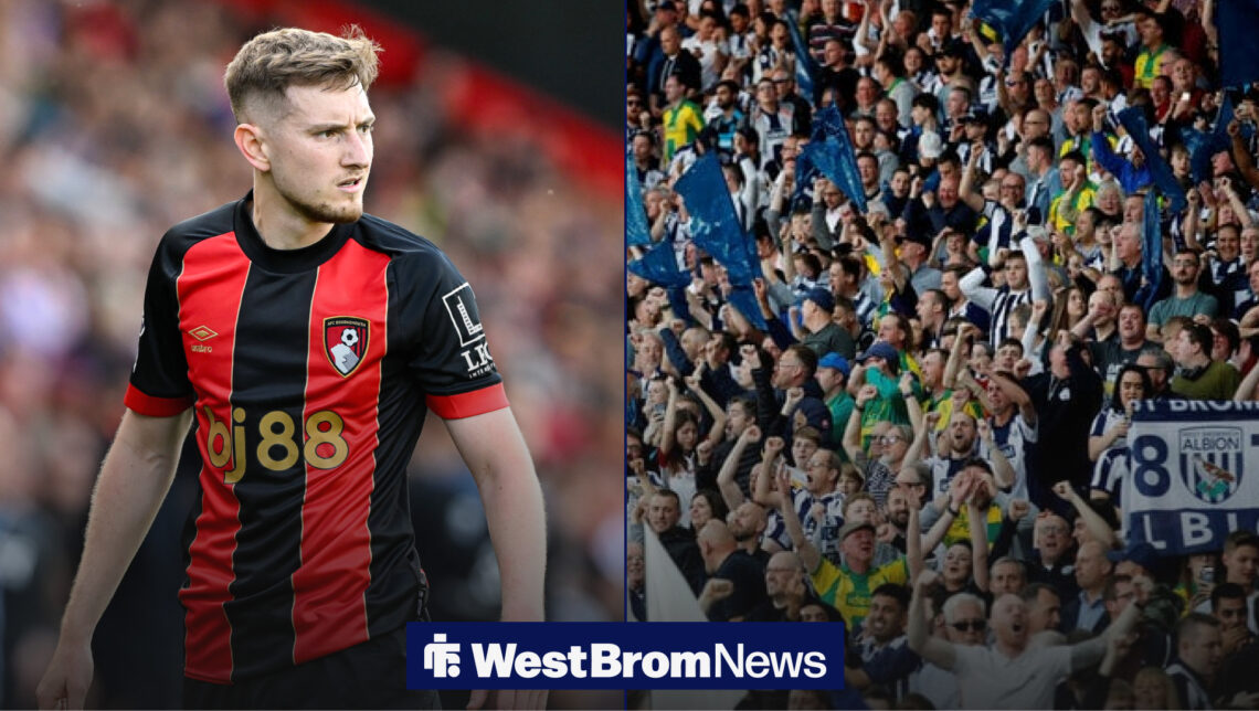 David Brooks and West Brom fans