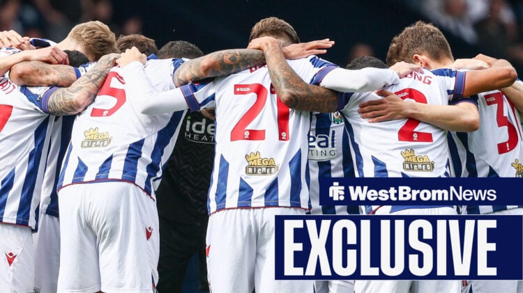 West Brom players