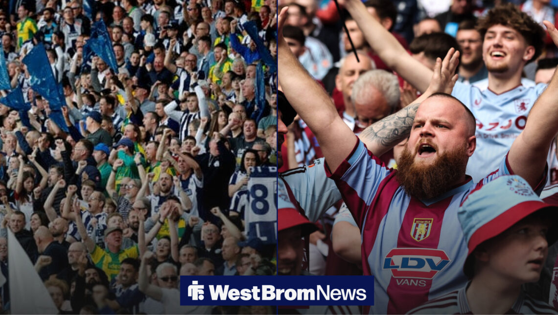West Brom and Aston Villa fans