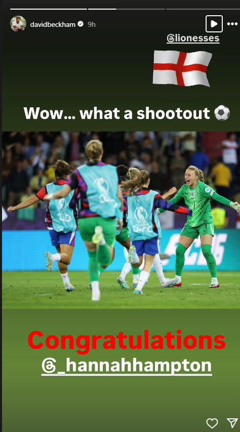 David Beckham Instagram