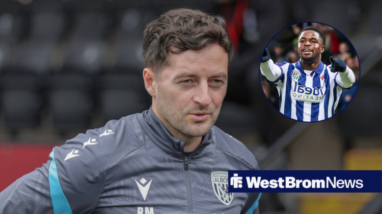 Ryan Mason looks towards Josh Maja