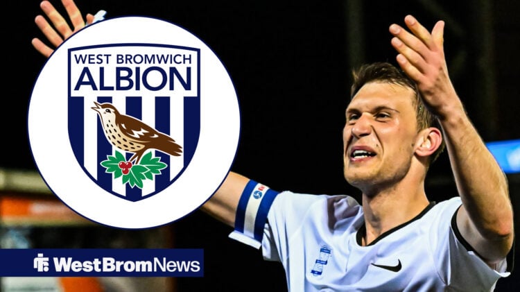 Krystian Bielik and West Brom badge