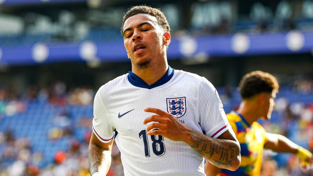 Ex-West Brom academy starlet Morgan Rogers in action for England.