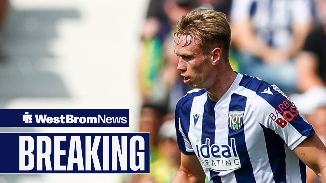 West Brom defender Torbjorn Heggem in action.
