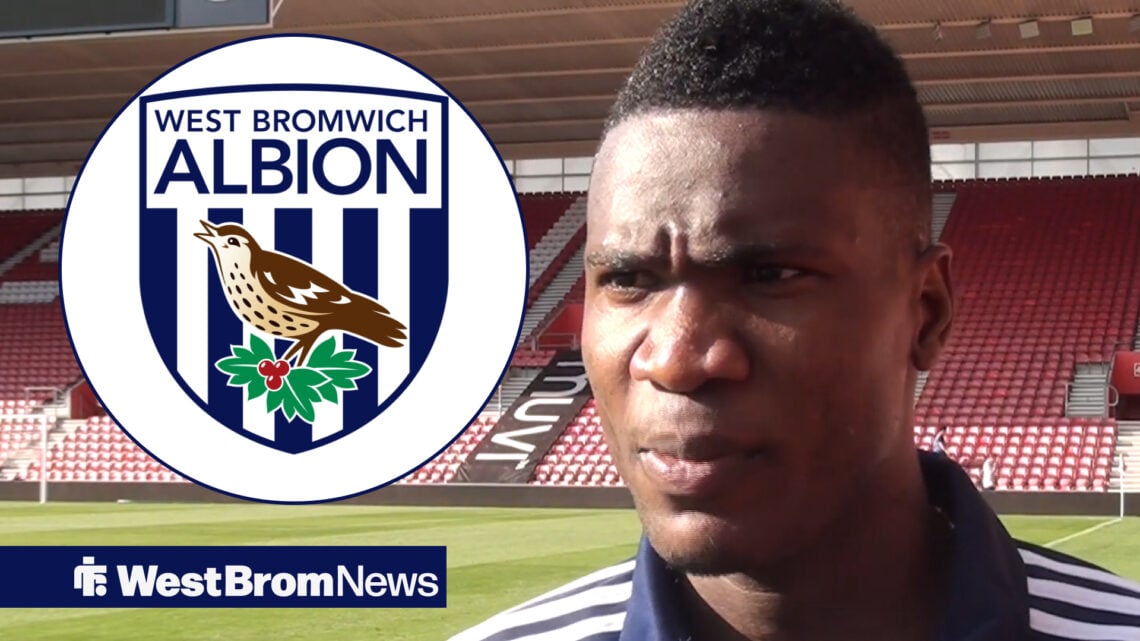 Former West Brom striker Brown Ideye and West Brom insert