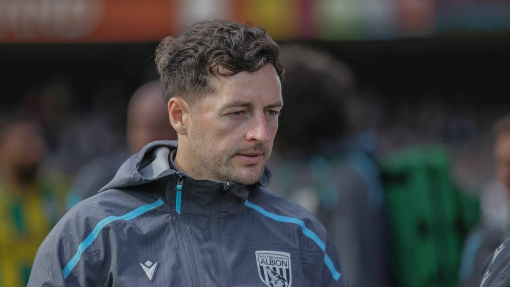 Ryan Mason at full-time of a West Brom match