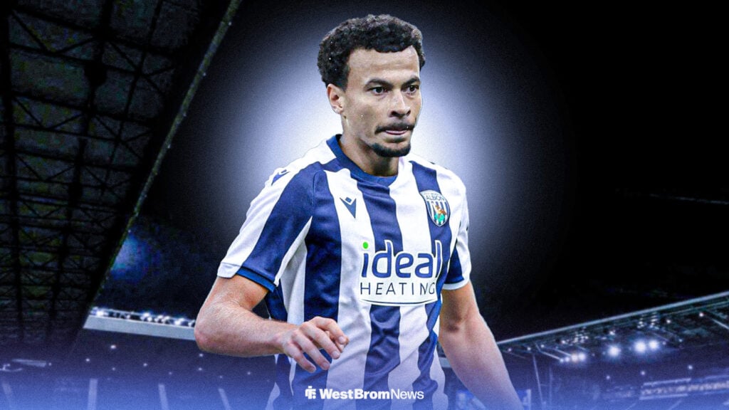 Dele Alli in West Brom kit