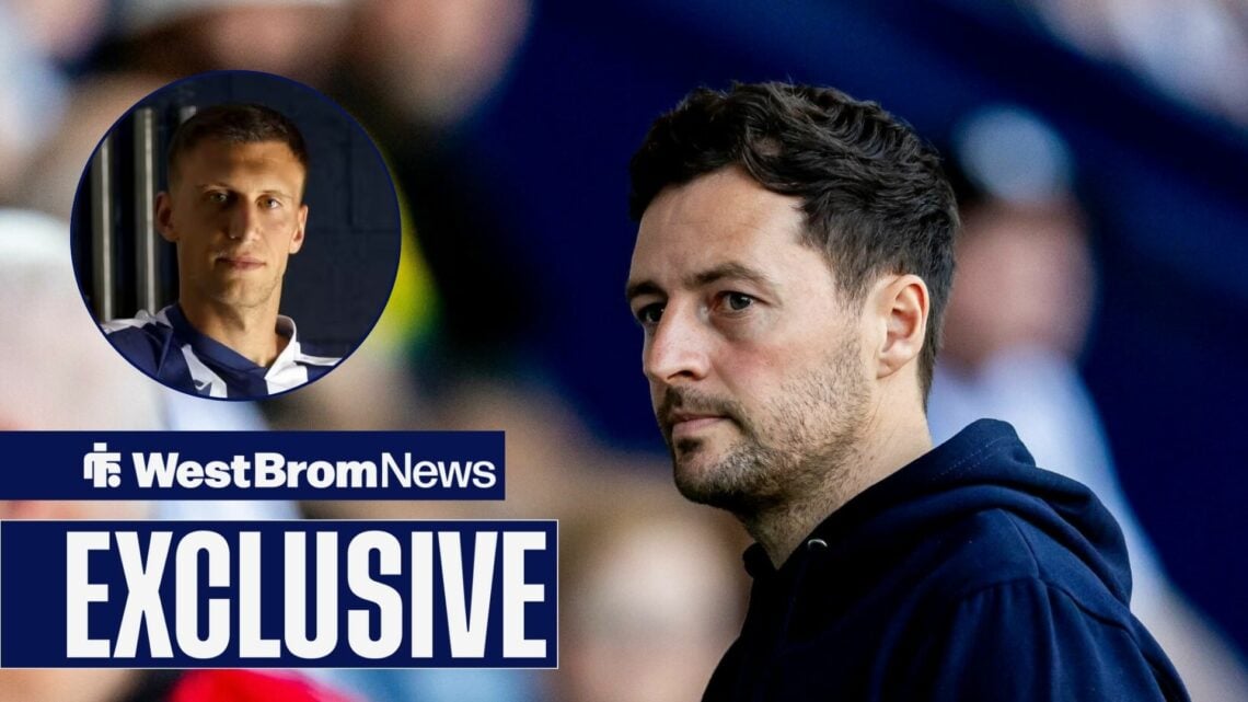 Ryan Mason looking focused and Krystian Bielik in circular inset