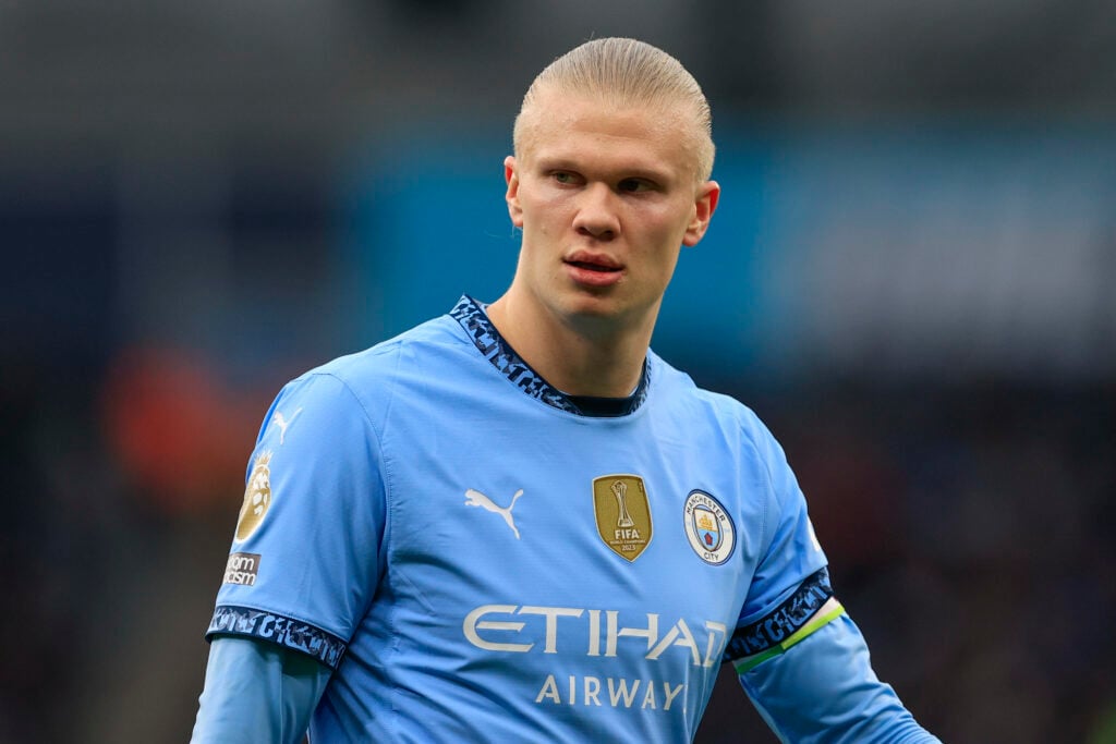 Manchester City striker Erling Haaland