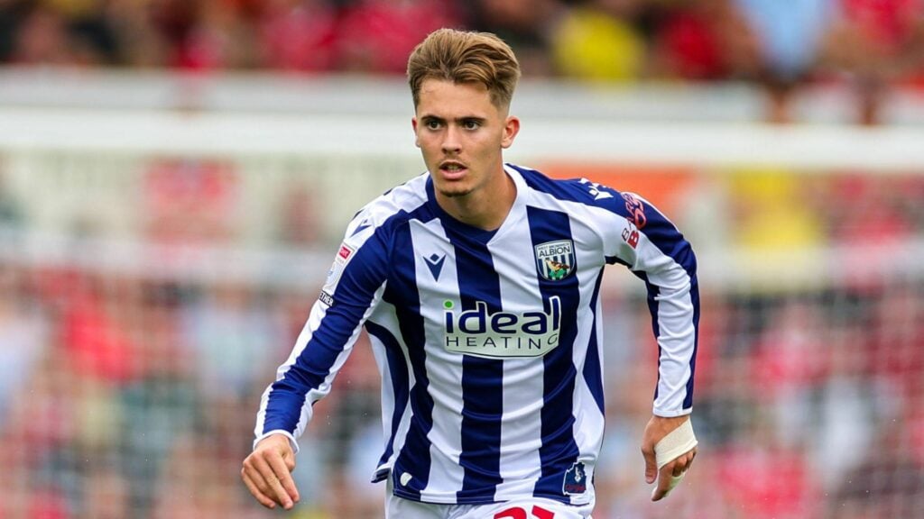 West Brom midfielder Isaac Price