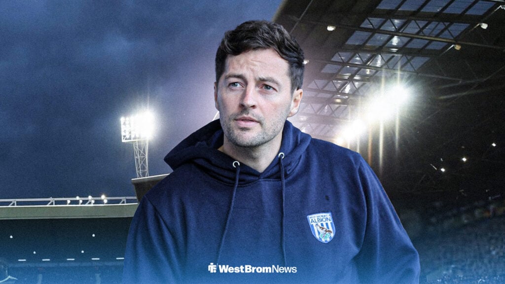 West Brom manager Ryan Mason at The Hawthorns