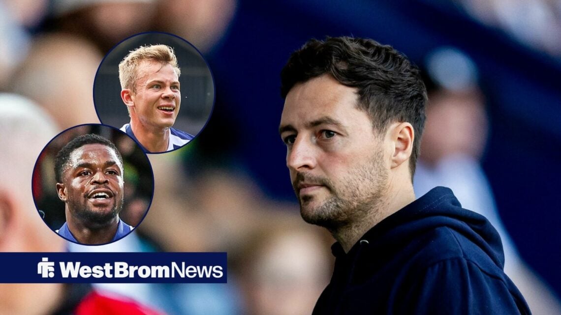 Ryan Mason staring at Aune Heggebo and Joshn Maja in circular inset