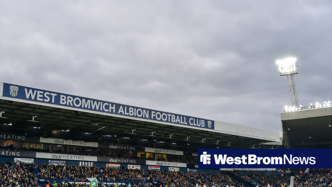 West Brom's home The Hawthorns on cloudy day in lone image