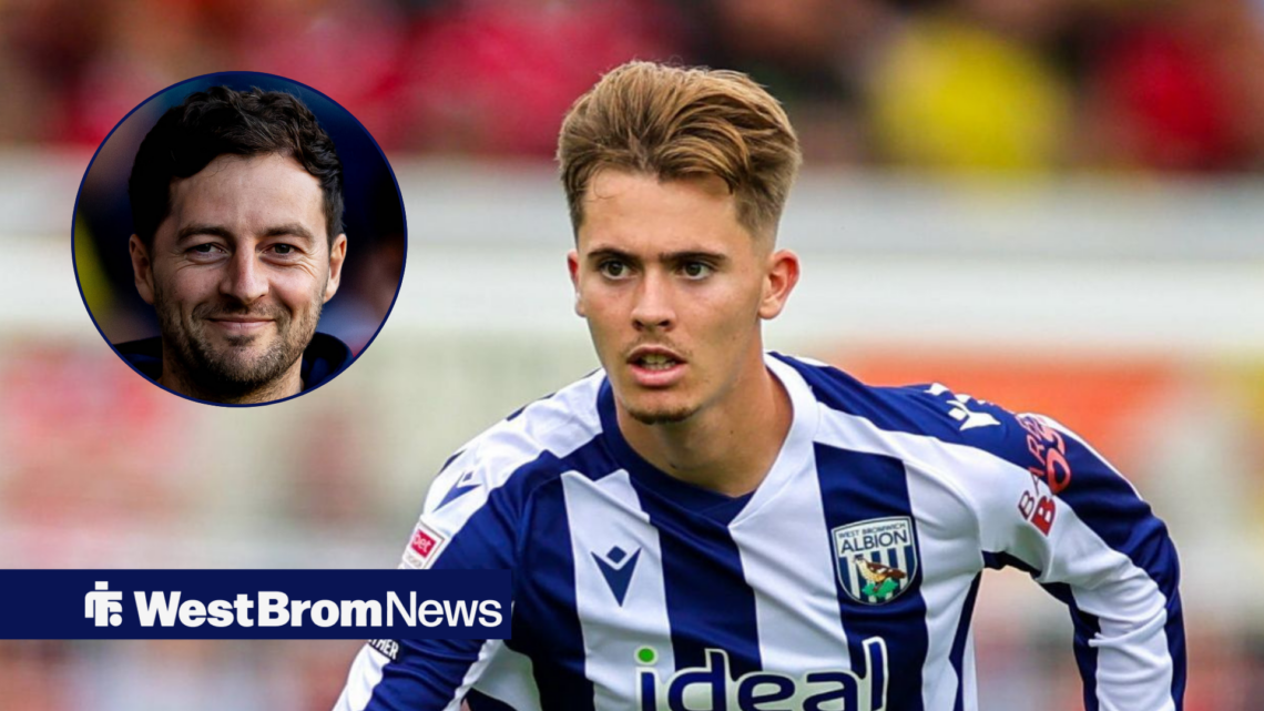 West Brom midfielder Isaac Price and Ryan Mason in circular inset