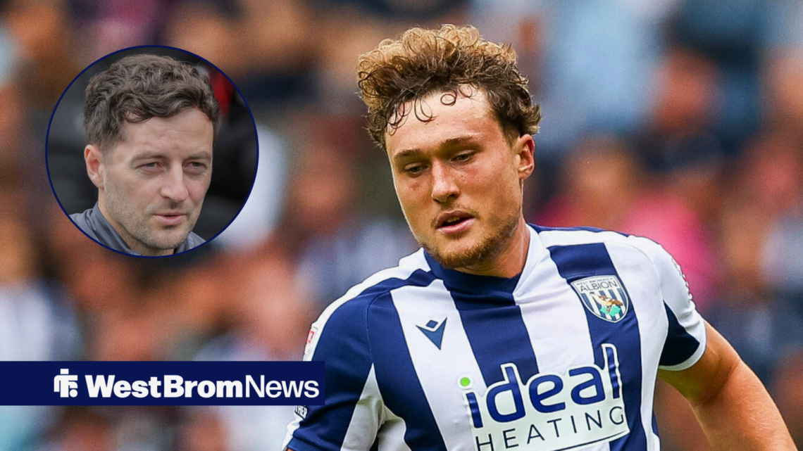 West Brom defender Callum Styles and Ryan Mason in circular inset