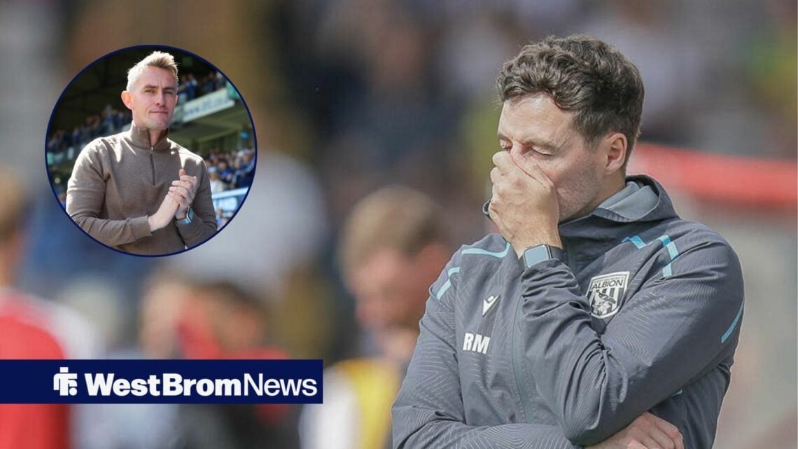 Ryan Mason alongside a circle inset of Kieran McKenna.