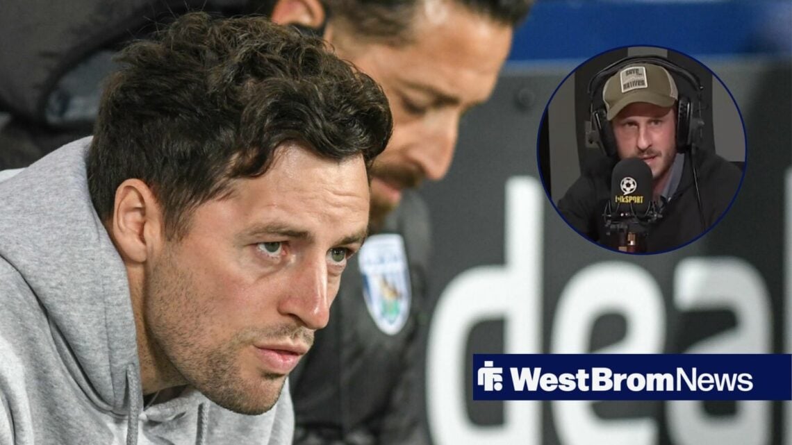 Ryan Mason alongside a circle inset of Jonas Olsson.