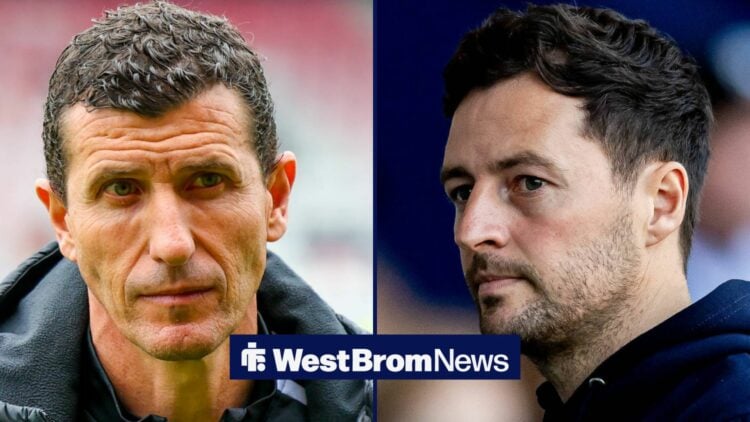 Watford manager Javi Gracia and West Brom manager Ryan Mason