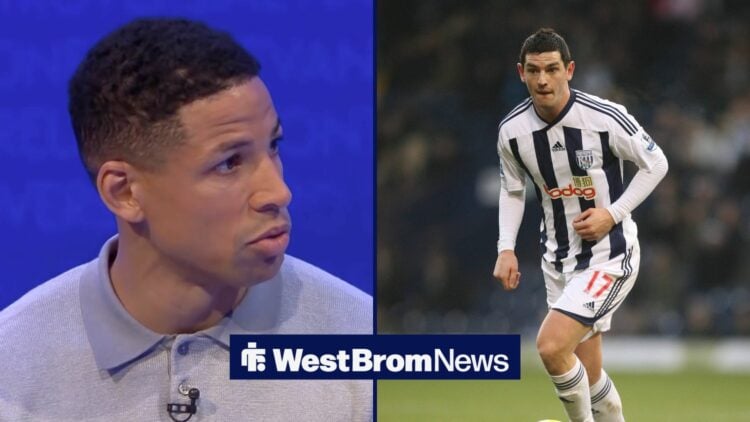Curtis Davies and Graham Dorrans alongside each other.