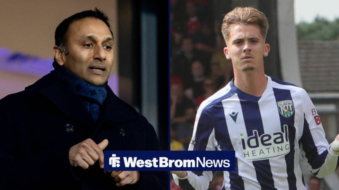 Shilen Patel and Isaac Price of West Brom