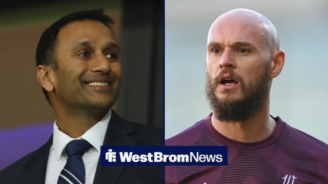 Shilen Patel looking happy in the direction of David Button.
