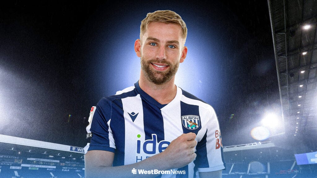 Cahrlie Taylor in West Brom home kit