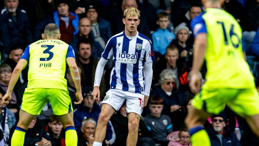 West Brom ace Toby Collyer in action.