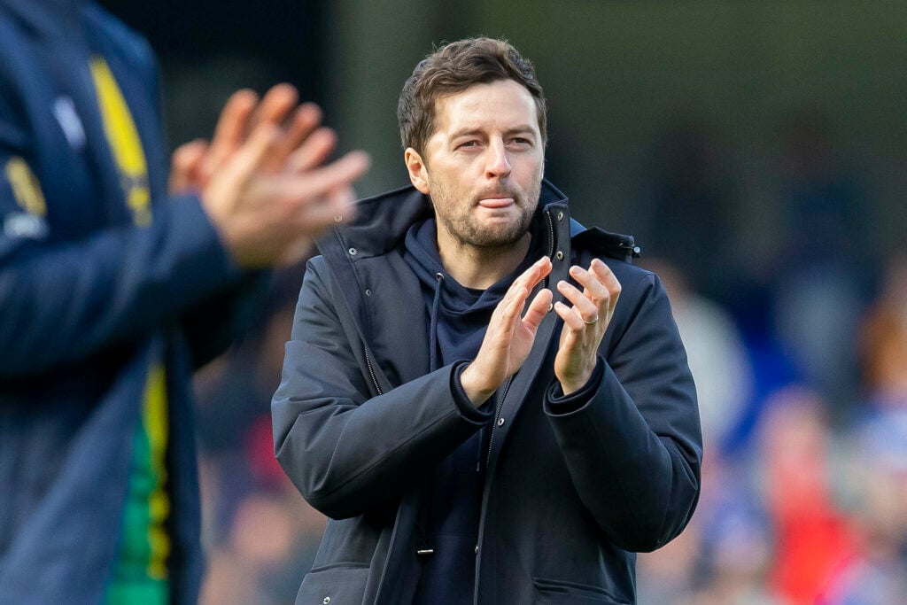 Ryan Mason claps West Brom fans after the loss against Ipswich