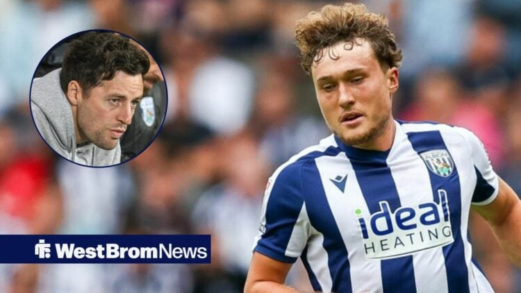 Callum Styles alongside a circle inset of Ryan Mason.