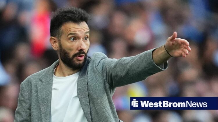 Carlos Corberan on the Valencia sidelines