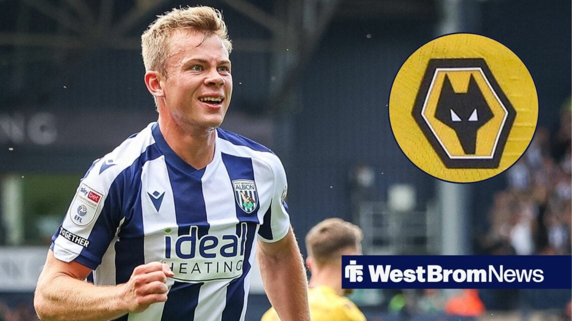 Aune Heggebo with Wolves badge in circle