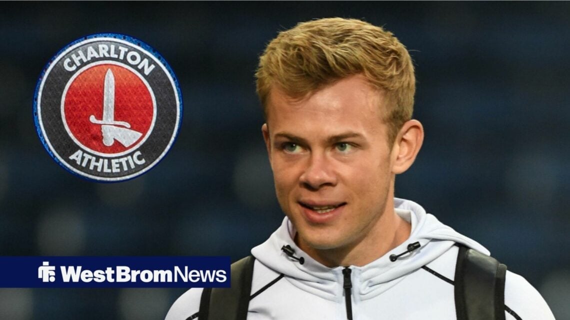 Aune Heggebo smiling with Charlton badge in circle