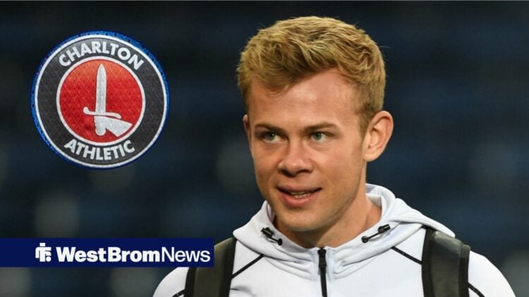 Aune Heggebo smiling with Charlton badge in circle