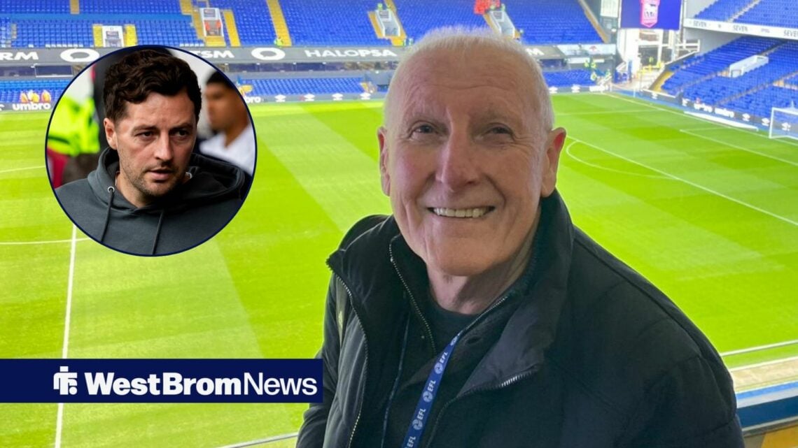 Tony Brown smiling with Ryan Mason in circle