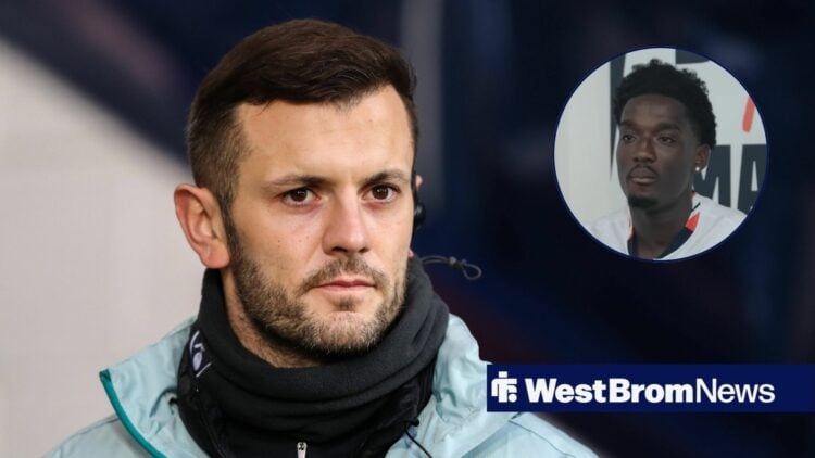 Jack Wilshere looking at Amario Cozier-Duberry in circle