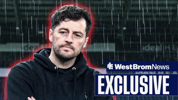 Ryan Mason looking deflated ahead of rainy The Hawthorns