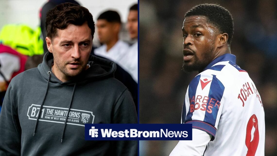 Ryan Mason and Josh Maja looking serious