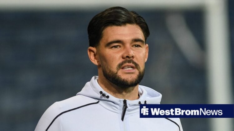 West Brom star Alex Mowatt looking baffled.