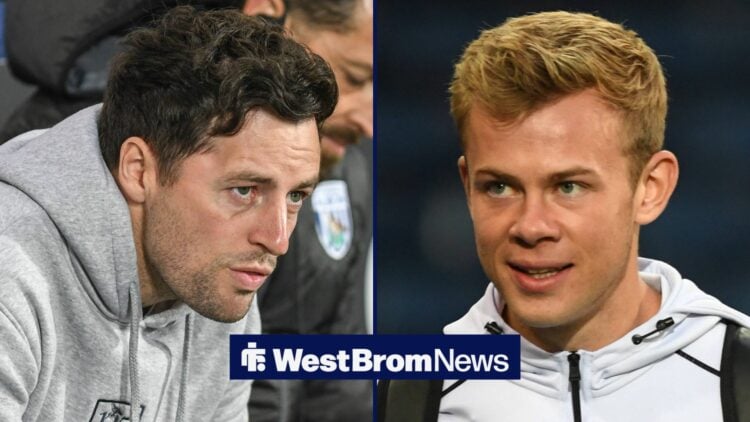 Ryan Mason focused on Aune Heggebo in split image