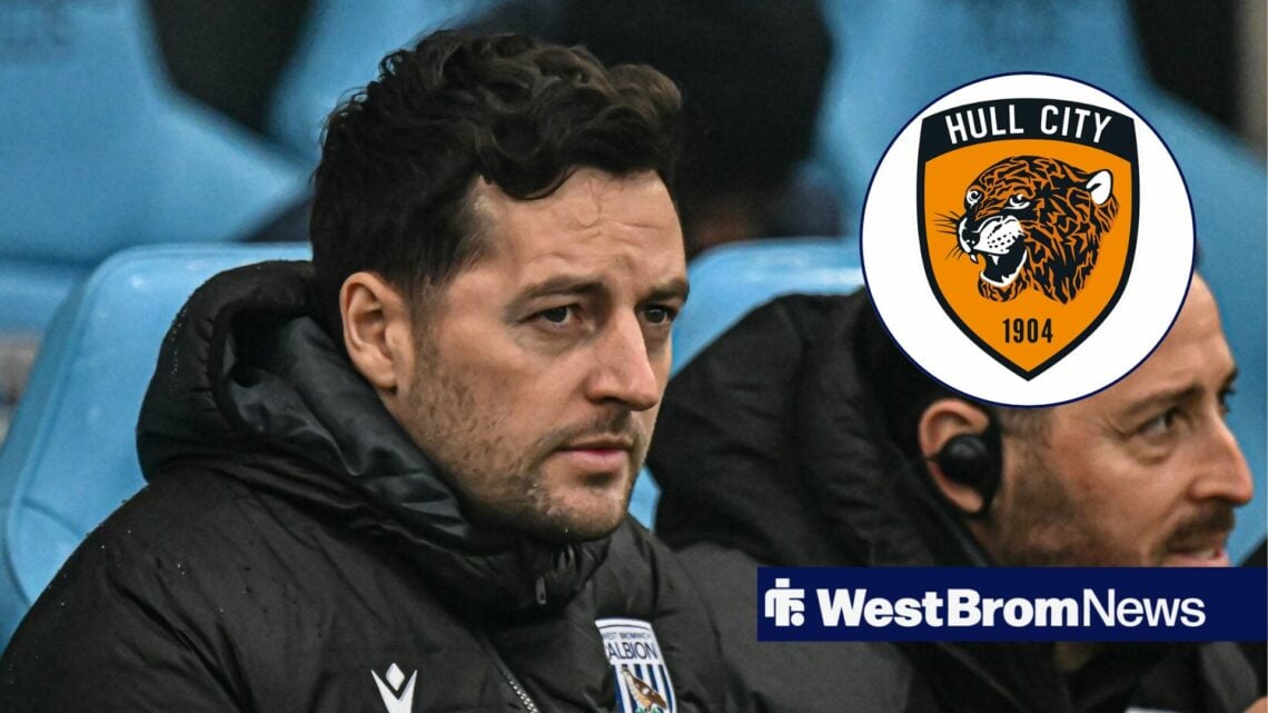 Ryan Mason alongside a circle inset of the Hull City badge.