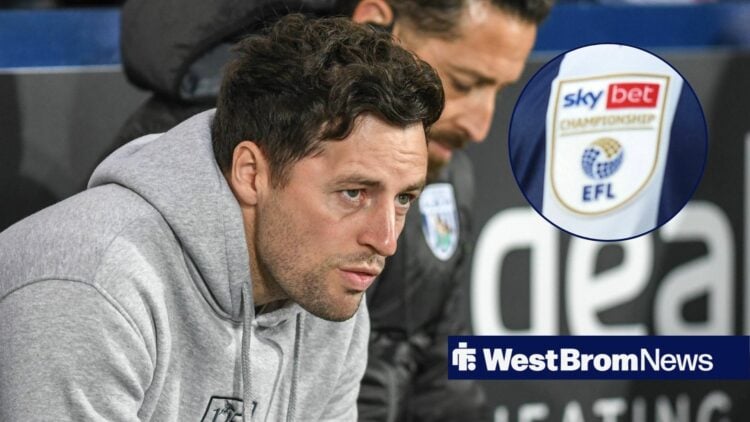 Ryan Mason and EFL Championship logo in circular inset.