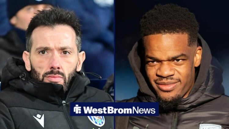 Carlos Corberan and Grady Diangana in split screen