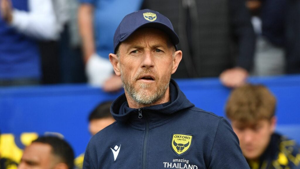 Gary Rowett managing Oxford United