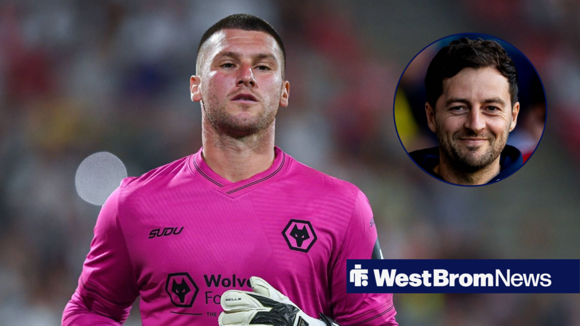 Sam Johnstone next to a circular inset of Ryan Mason