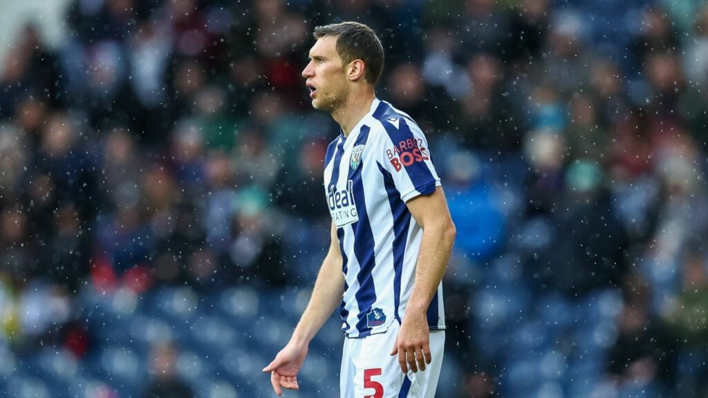 Krystian Bielik in action for West Brom