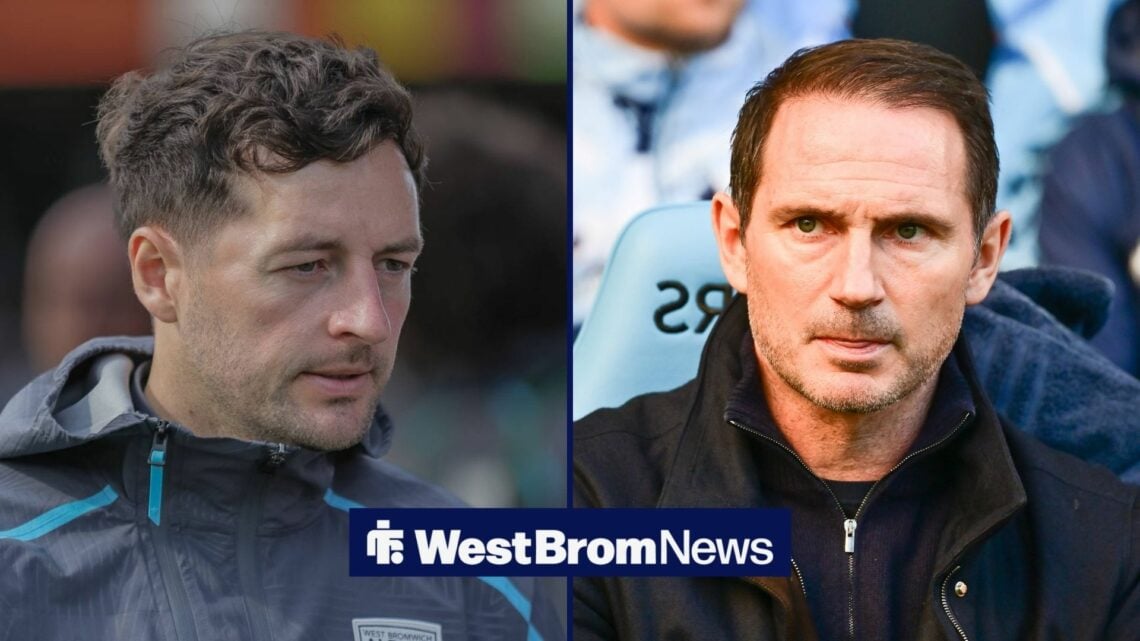 Ryan Mason next to Frank Lampard