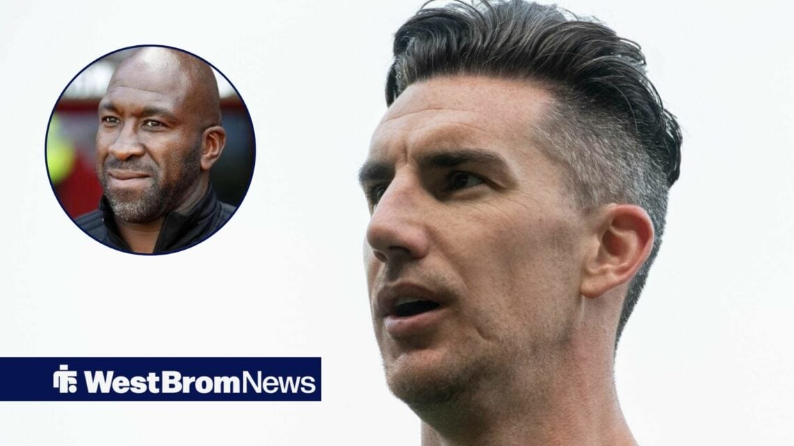 Liam Ridgewell with Darren Moore inset