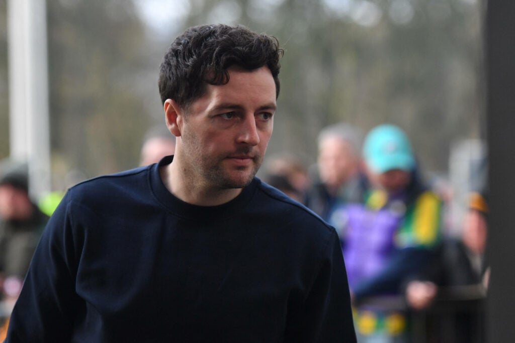 Ryan Mason arrives ahead of a West Brom game