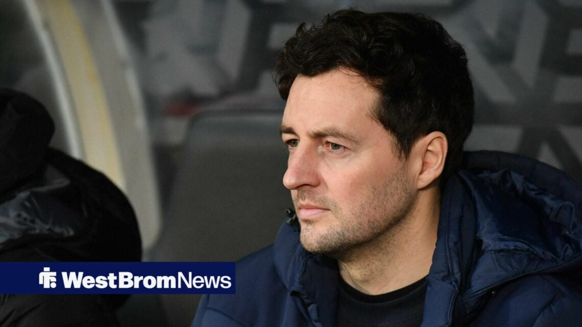 Ryan Mason looking to the left.